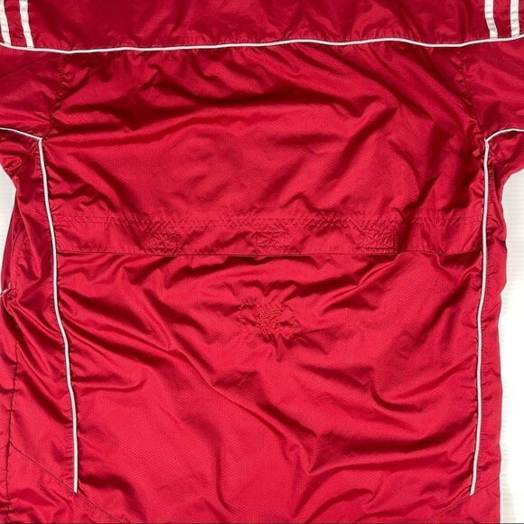 Kewl Jacket Red Polyester Full Zip Men's Size Medium Pockets Windbreaker - Picture 11 of 14